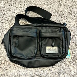 SIXTHMAN‎ Black Crossbody Bag Messenger Bag Adjustable Strap Multiple Pockets